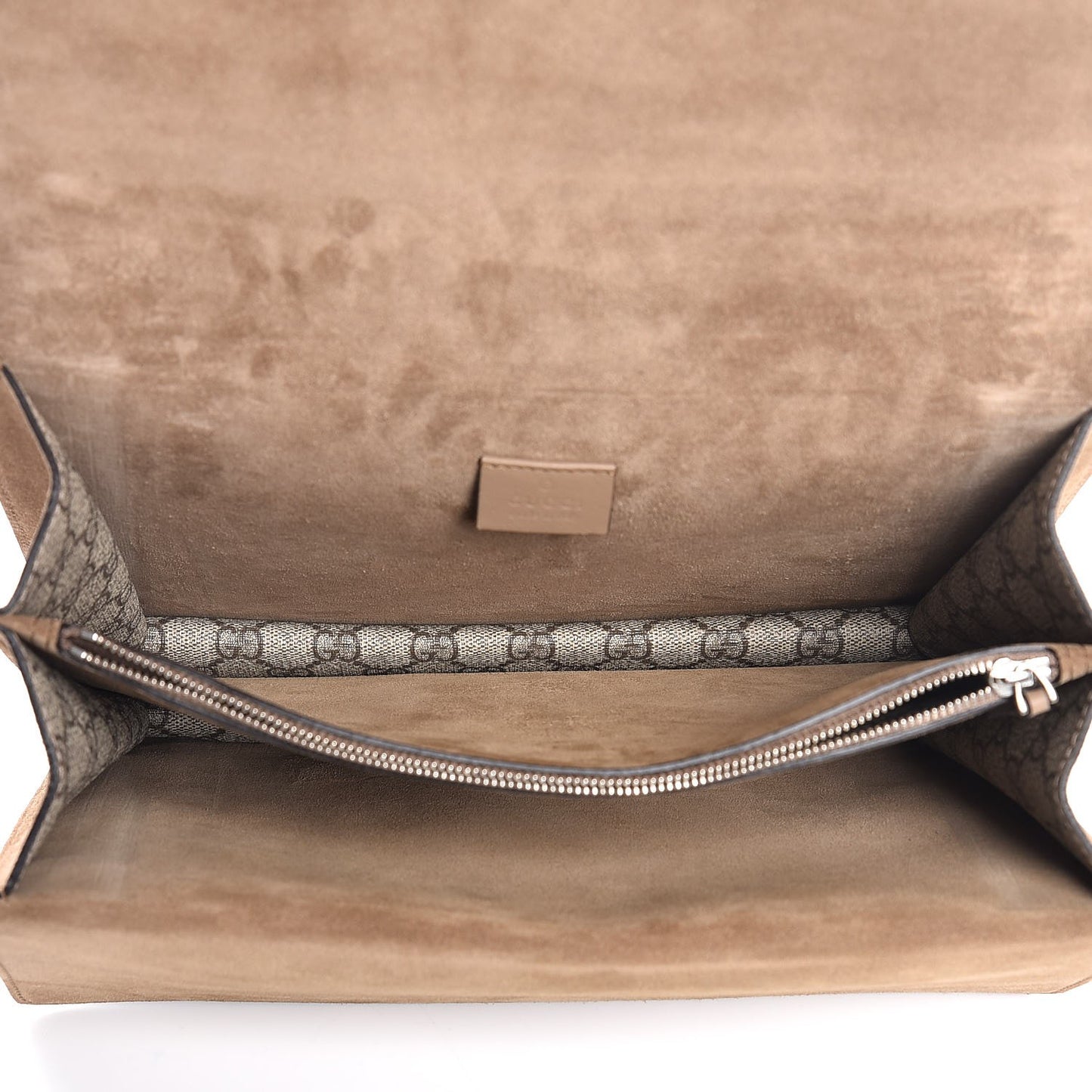 GG Supreme Monogram Medium Dionysus Shoulder Bag Taupe
