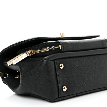 Chanel Caviar Quilted Medium Business Affinity Flap Black 10 of 11