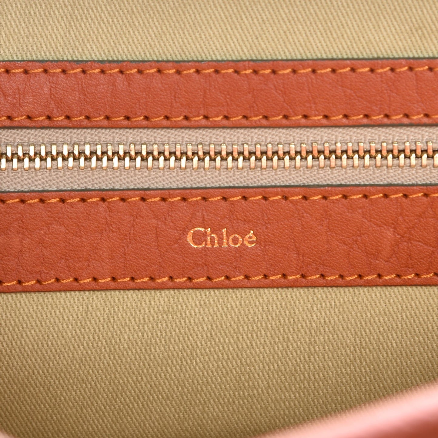 Grained Calfskin Medium Sally Flap Bag Tan