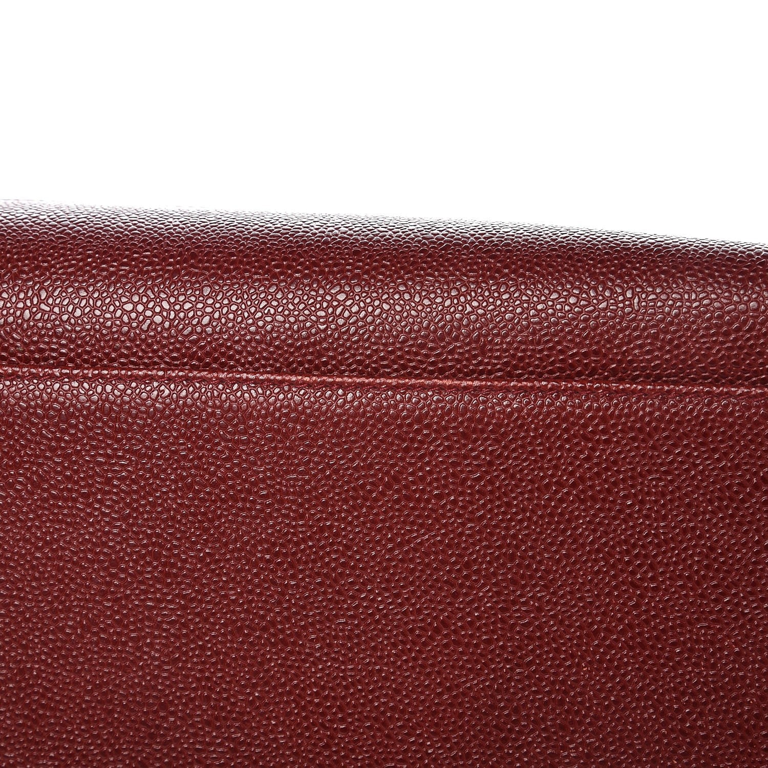 Chanel Caviar Large CC Shoulder Bag Red 13 of 14