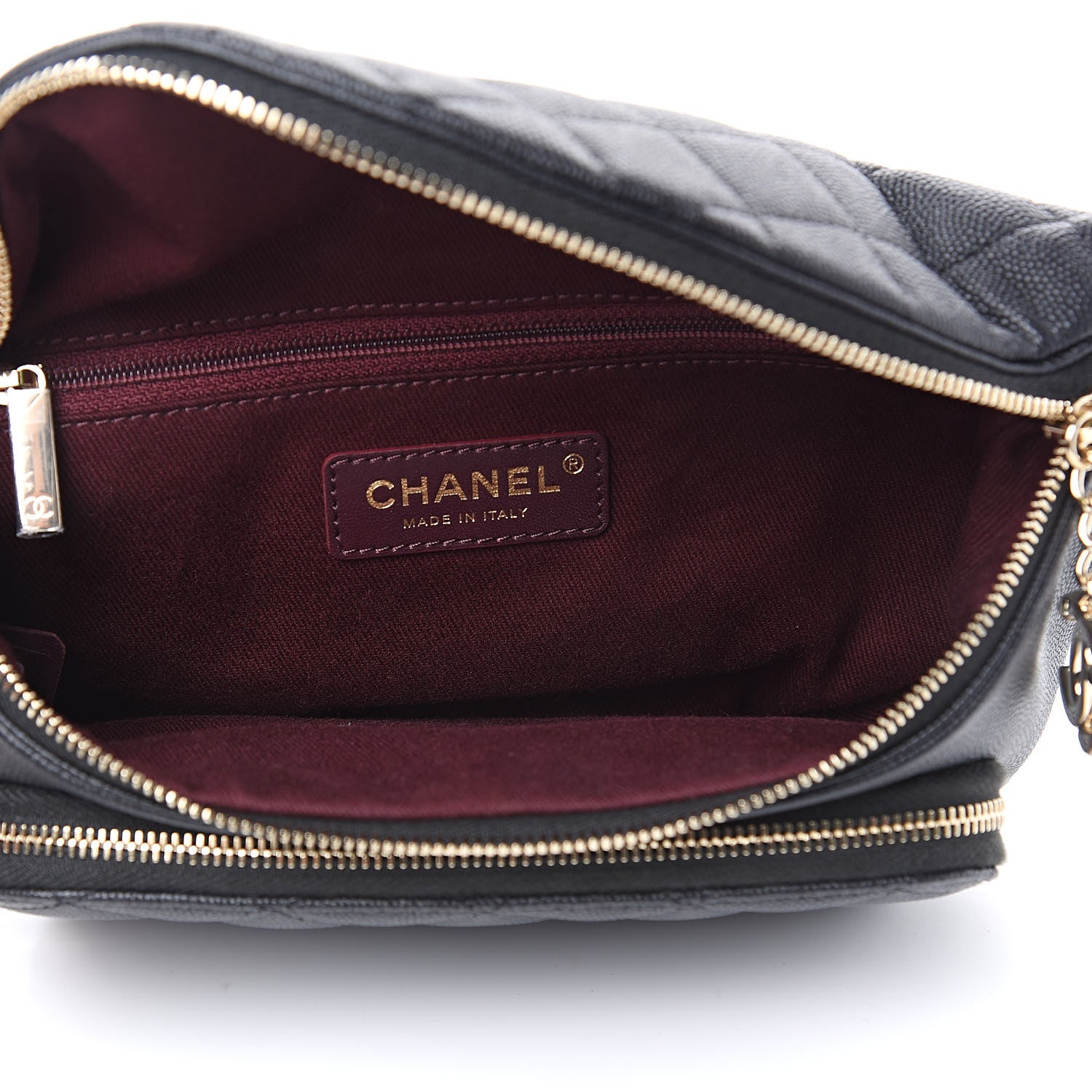 Chanel Caviar Quilted Business Affinity Waist Belt Bag Black 5 of 10