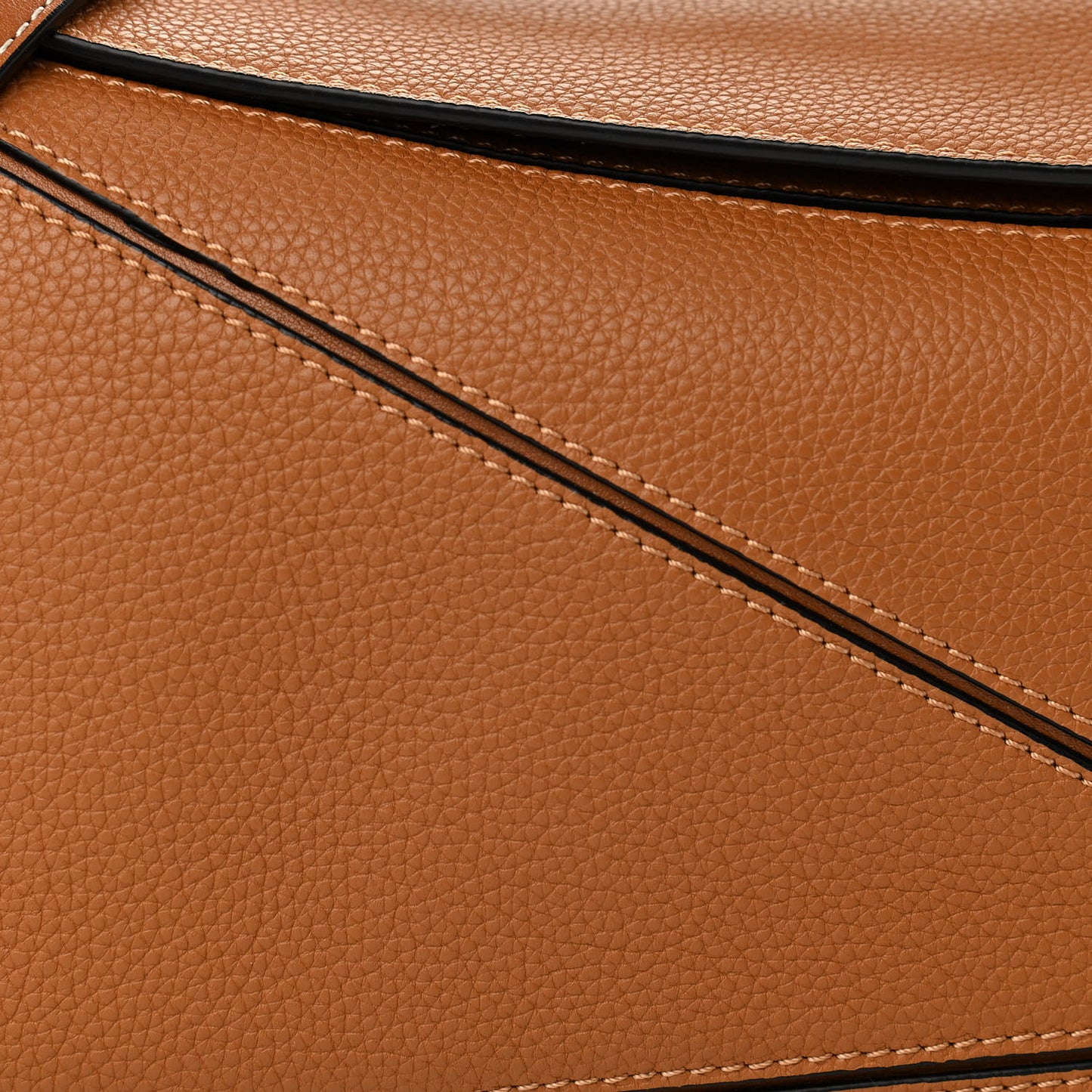Calfskin Small Puzzle Bag Tan