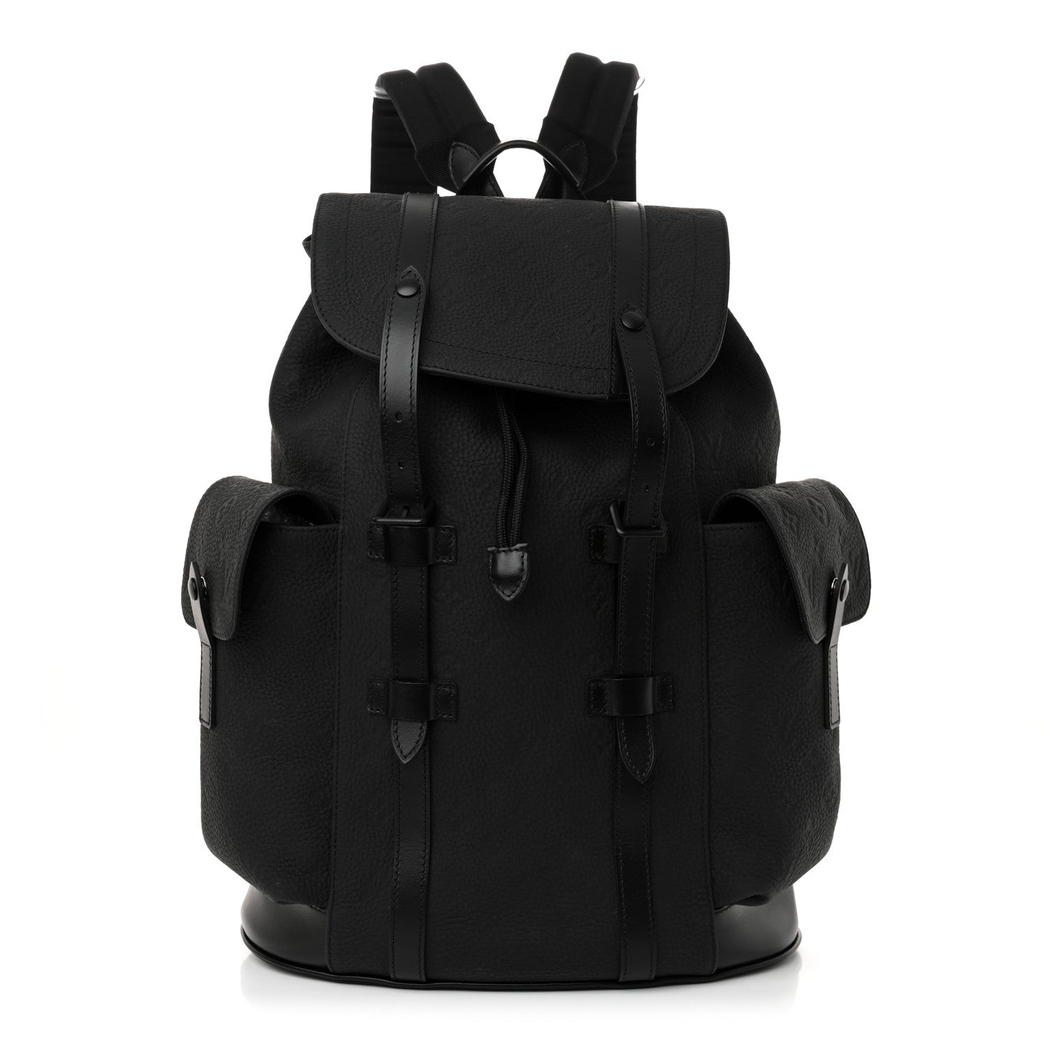 Louis Vuitton Taurillon Monogram Christopher MM Backpack Black 1 of 11