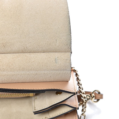 Chloe Calfskin Woven Medium Faye Shoulder Bag Blush Nude 11 of 12