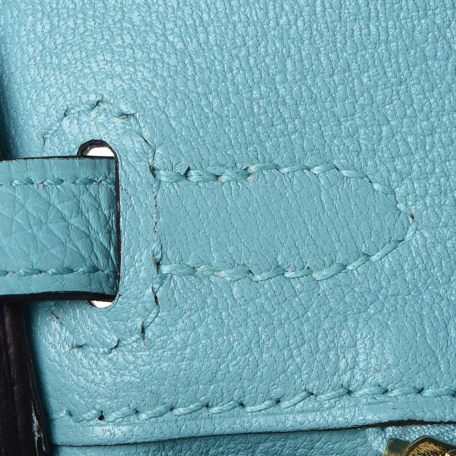 Hermes Togo Birkin 25 Bleu Atoll 25 of 33