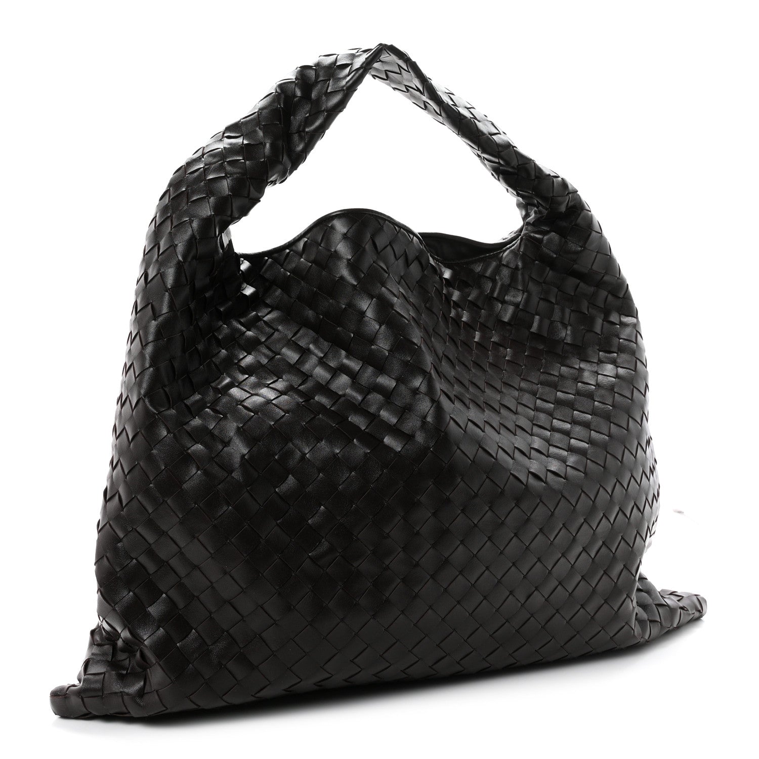 Bottega Veneta Calfskin Intrecciato Large Hop Fondant 3 of 10