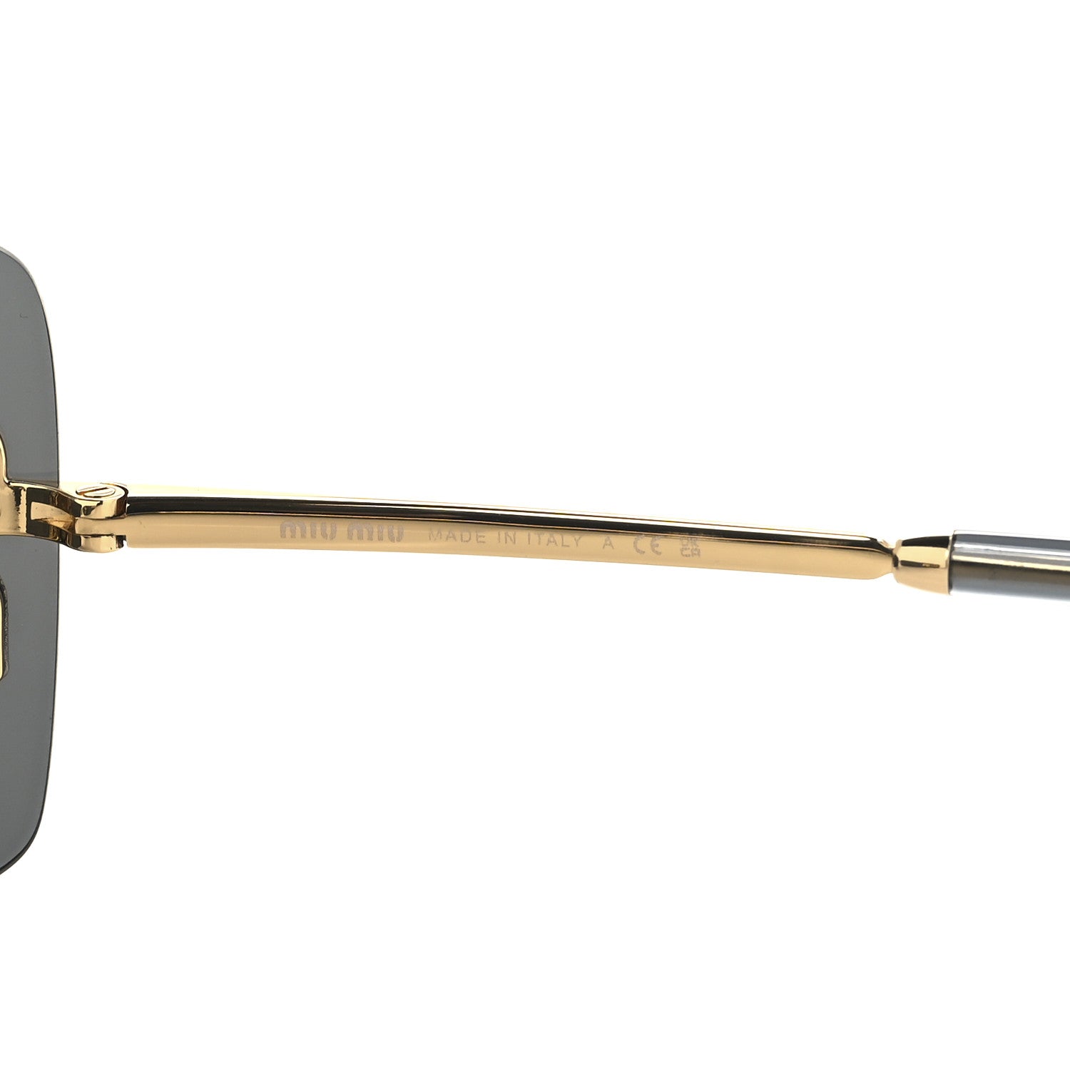 Miu Miu Metal Runway Sunglasses SMU54Y Slate Grey 5 of 7