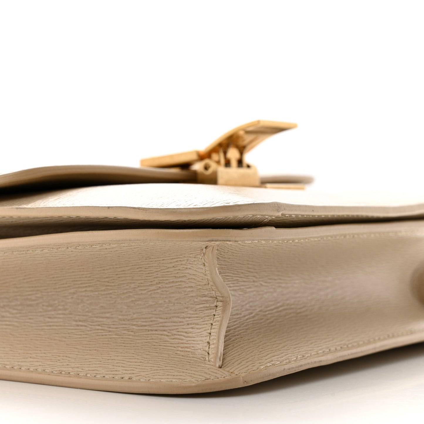 Liege Calfskin Small Classic Box Flap Bag Linen