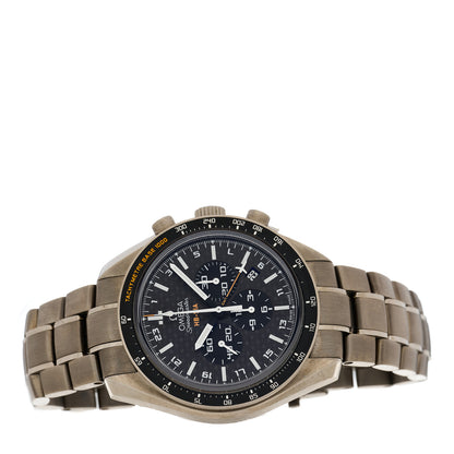 Omega Titanium 44mm Speedmaster HB-SIA Co-Axial Chronometer GMT Automatic Watch Black 321.90.44.52.01.001 2 of 4