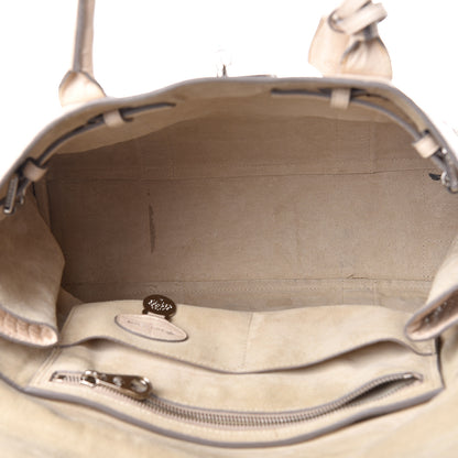 Mulberry Calfskin Crocodile Embossed Bayswater Snowball White 5 of 21