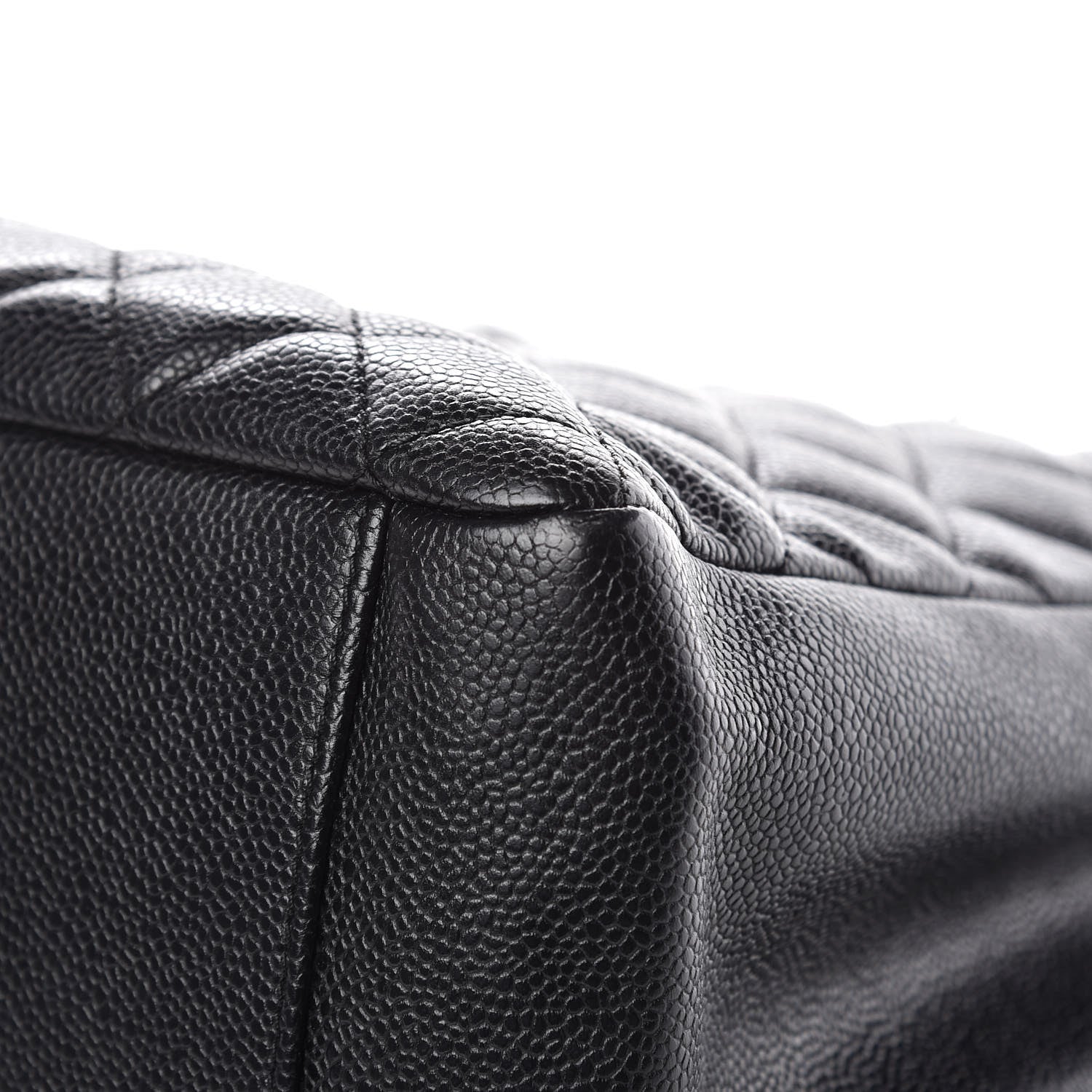 Chanel Caviar Quilted Grand Shopping Tote GST Black 10 of 13