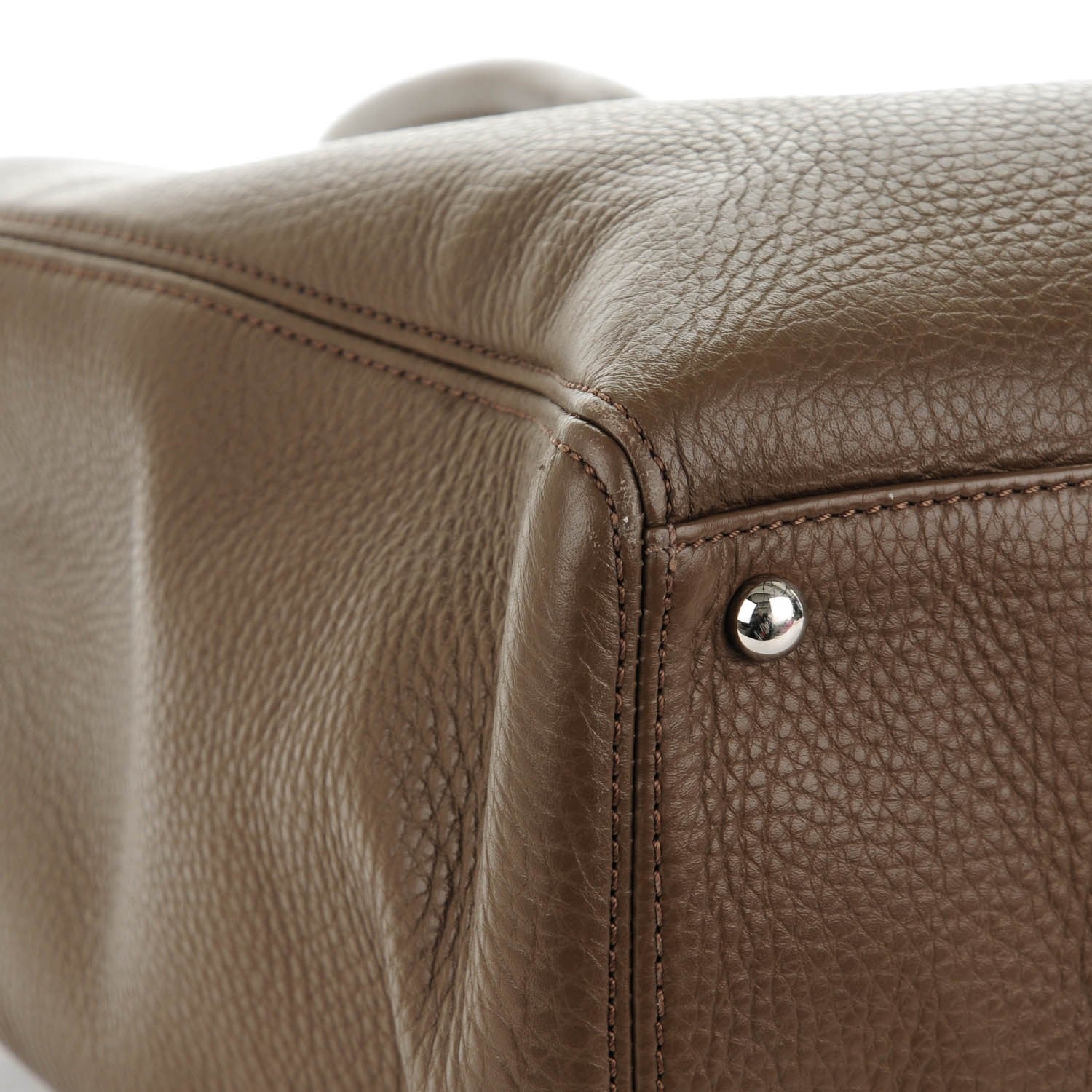 Chanel Deerskin Cerf Executive Shopper Tote Brown 8 of 8