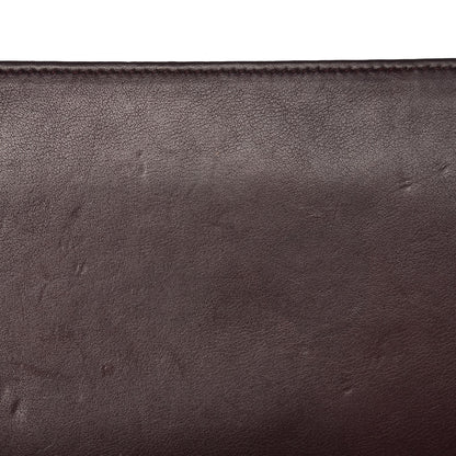Saint Laurent Calfskin Classic Zip Around Continental Wallet Bordeaux 8 of 9