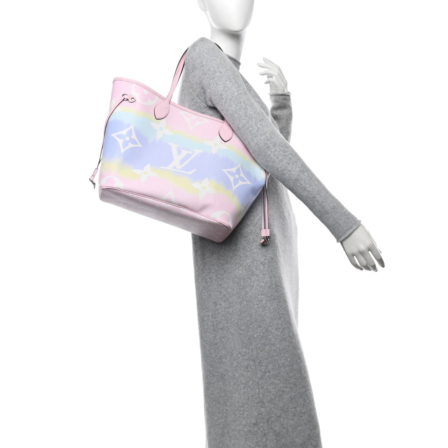 Louis Vuitton Monogram Escale Neverfull MM Pastel 3 of 11