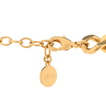 Christian Dior Metal CD Spikes Choker Necklace Gold 5 of 5