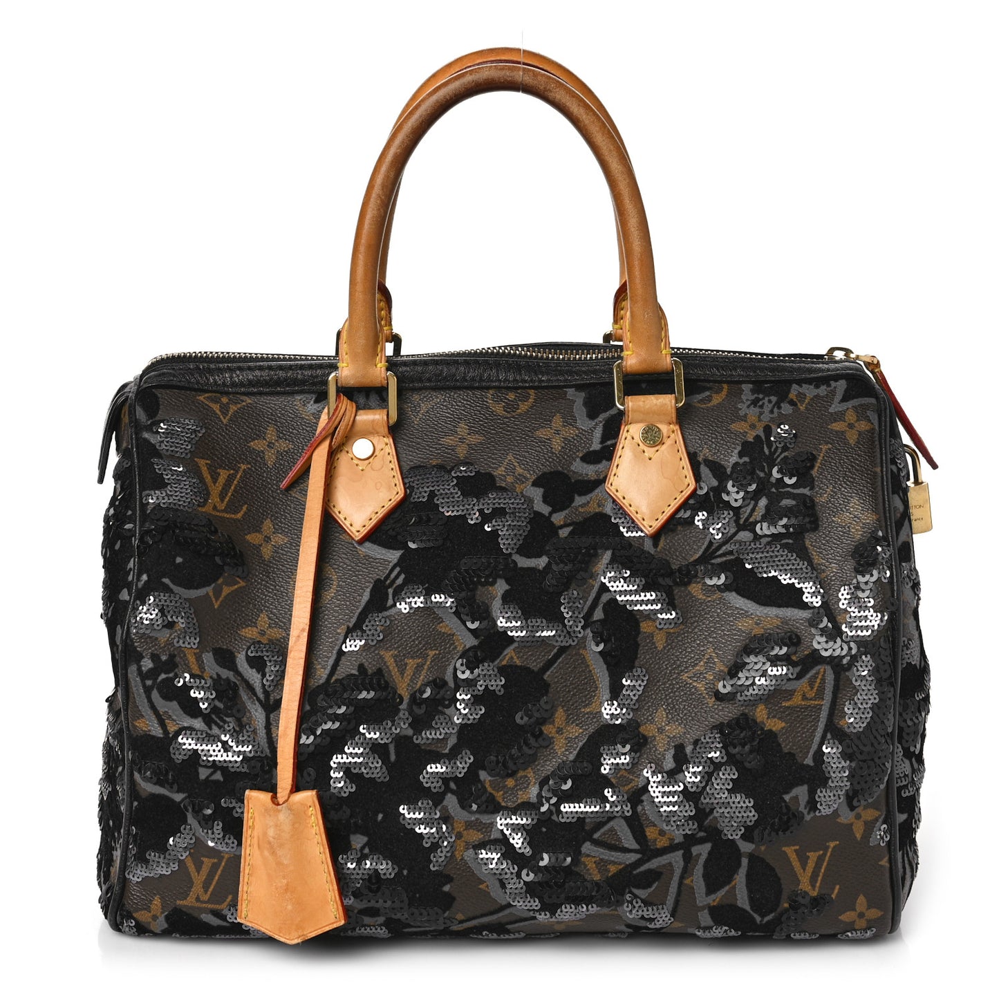 Monogram Fleur De Jais Sequins Speedy 30