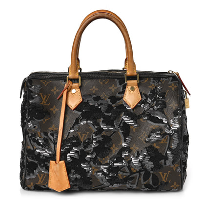 Louis Vuitton Monogram Fleur De Jais Sequins Speedy 30 1 of 14