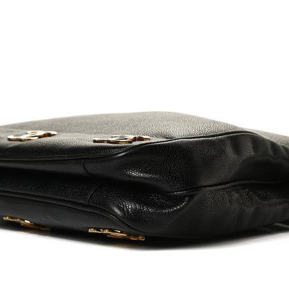 Chanel Caviar CC Shoulder Bag Black 10 of 16