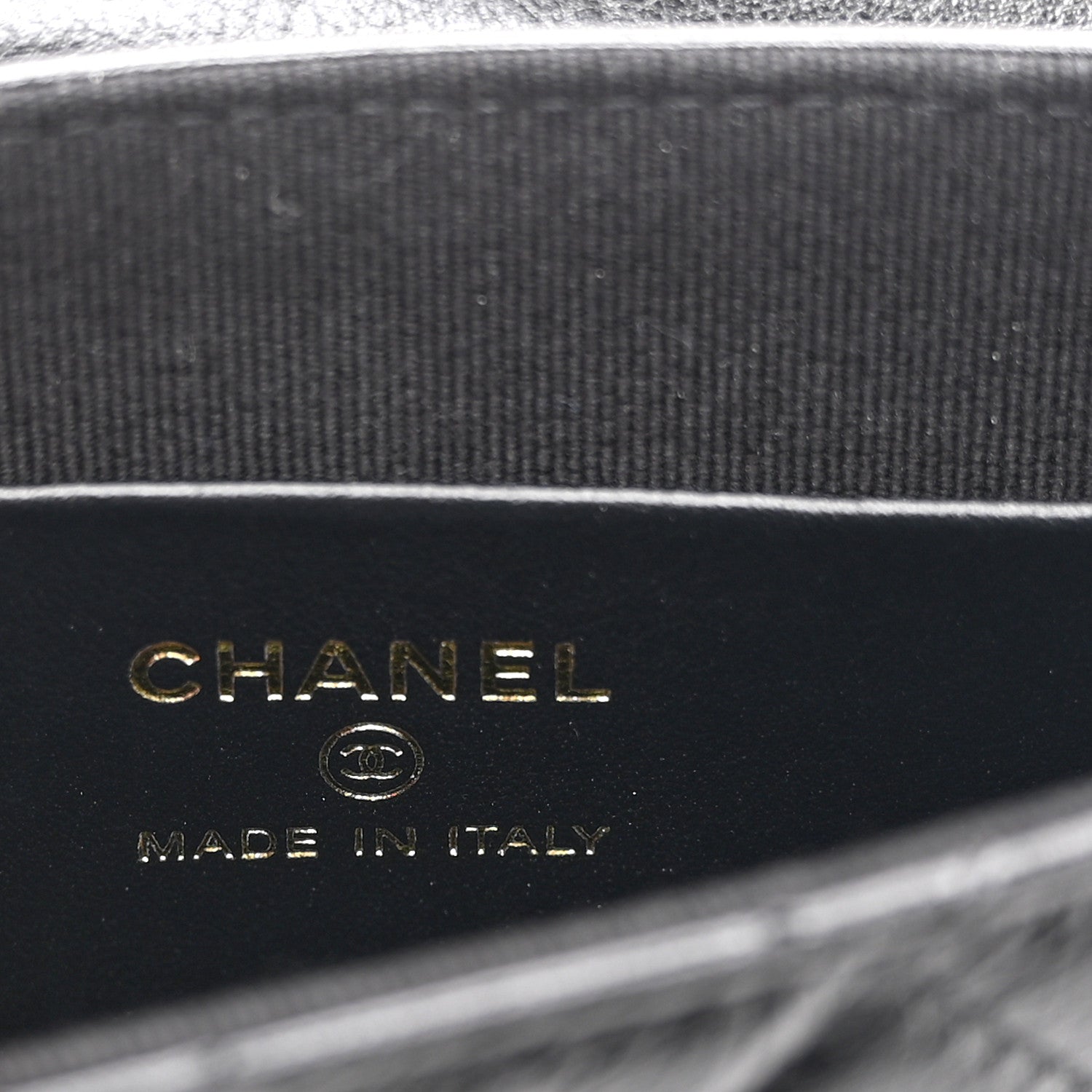 Chanel Shiny Aged Calfskin Quilted Mini Top Handle Clutch With Chain Black 6 of 10