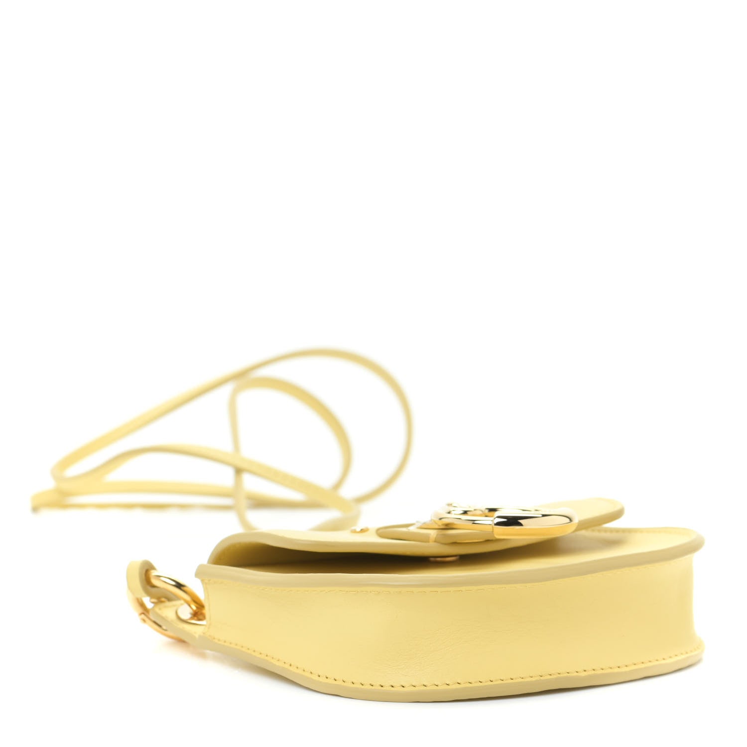 Chloe Calfskin Tess Mini Crossbody Bag Yellow 4 of 14