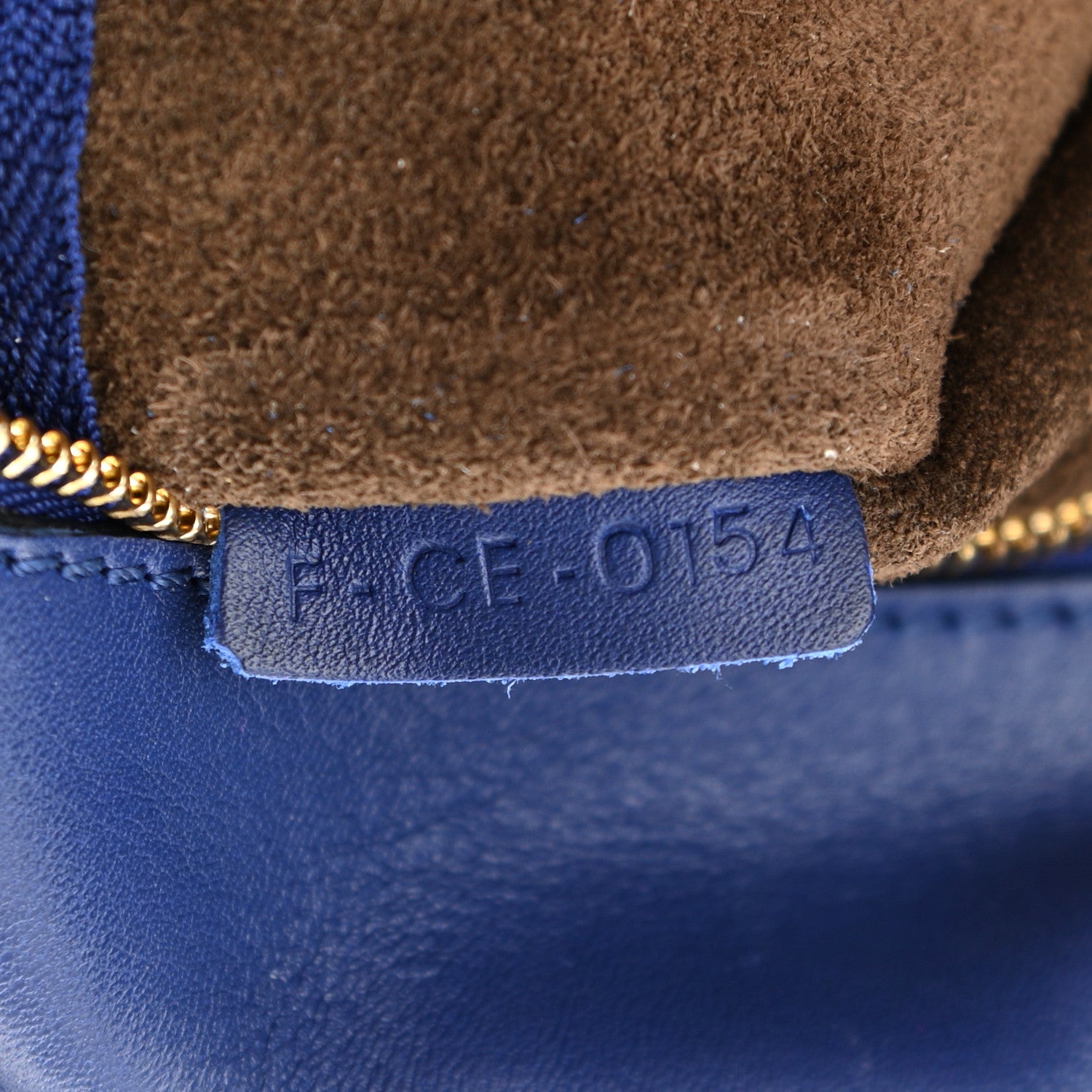 Celine Smooth Calfskin Small Tie Knot Tote Dark Indigo 7 of 10