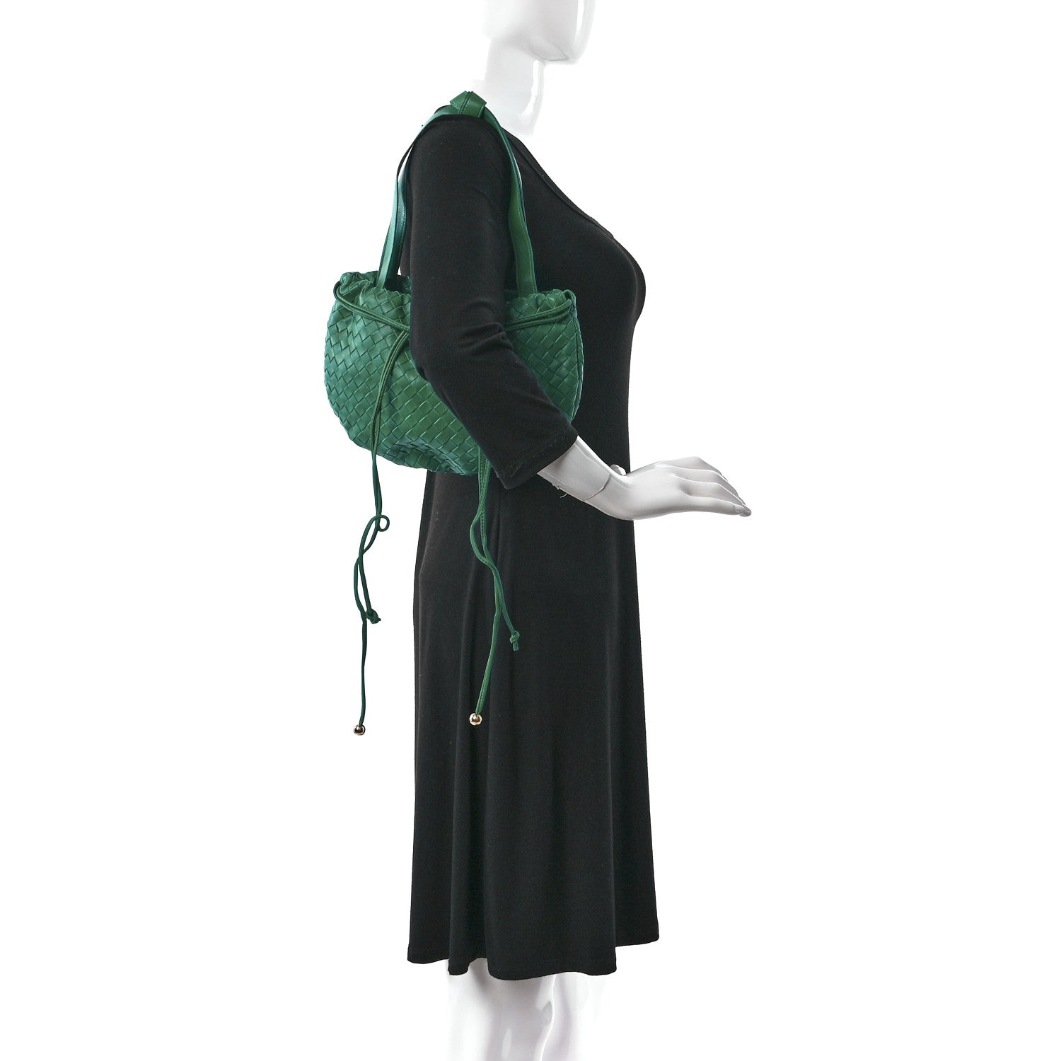 Bottega Veneta Nappa Intrecciato Small Bulb Racing Green 2 of 10