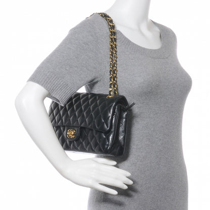 Chanel Lambskin Medium Double Flap Black 2 of 7