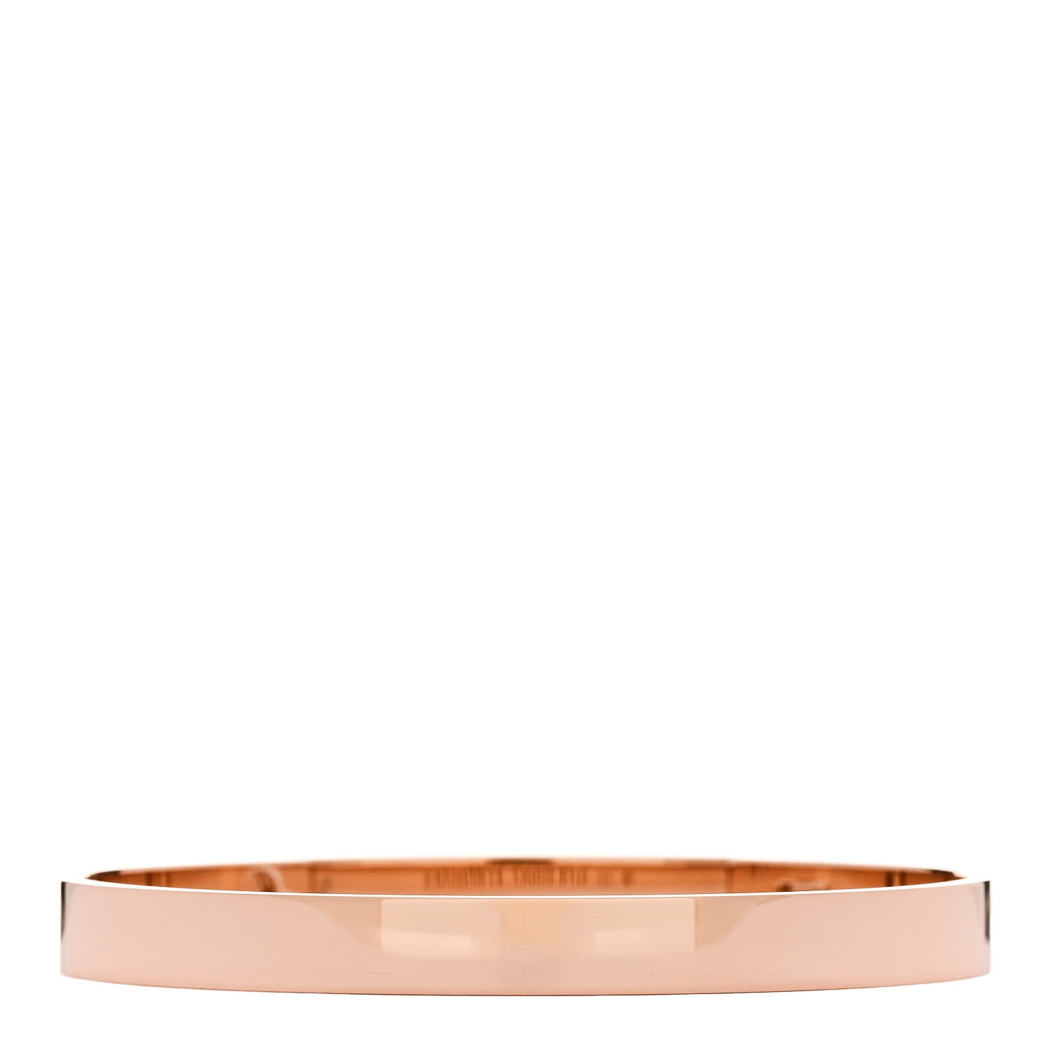Hermes 18K Rose Gold Diamond PM Collier De Chien Pave Bracelet SH 2 of 4