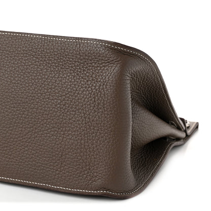 Hermes Taurillon Clemence Jypsiere 34 Etoupe 10 of 11