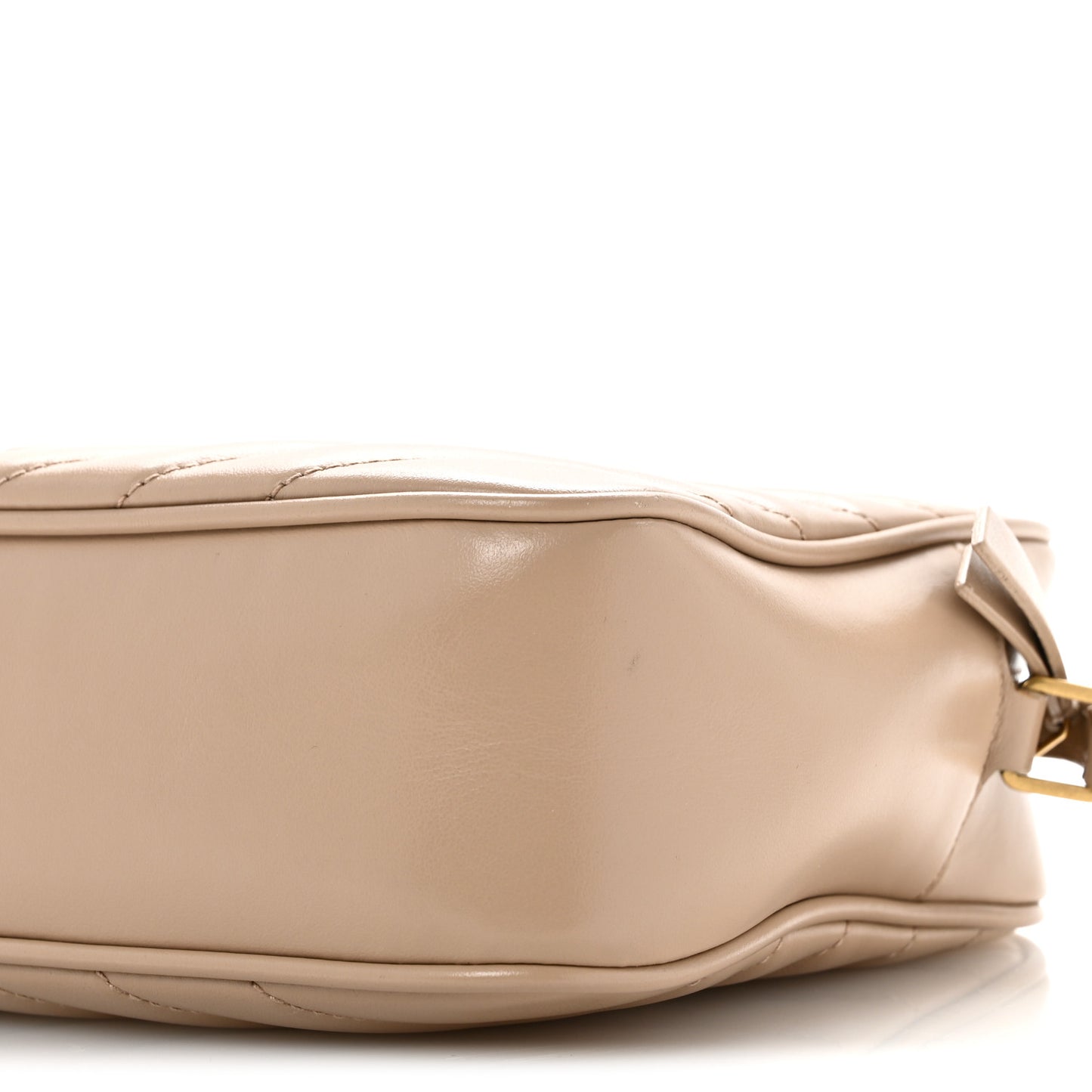 Calfskin Matelasse Monogram Lou Camera Bag Dark Beige
