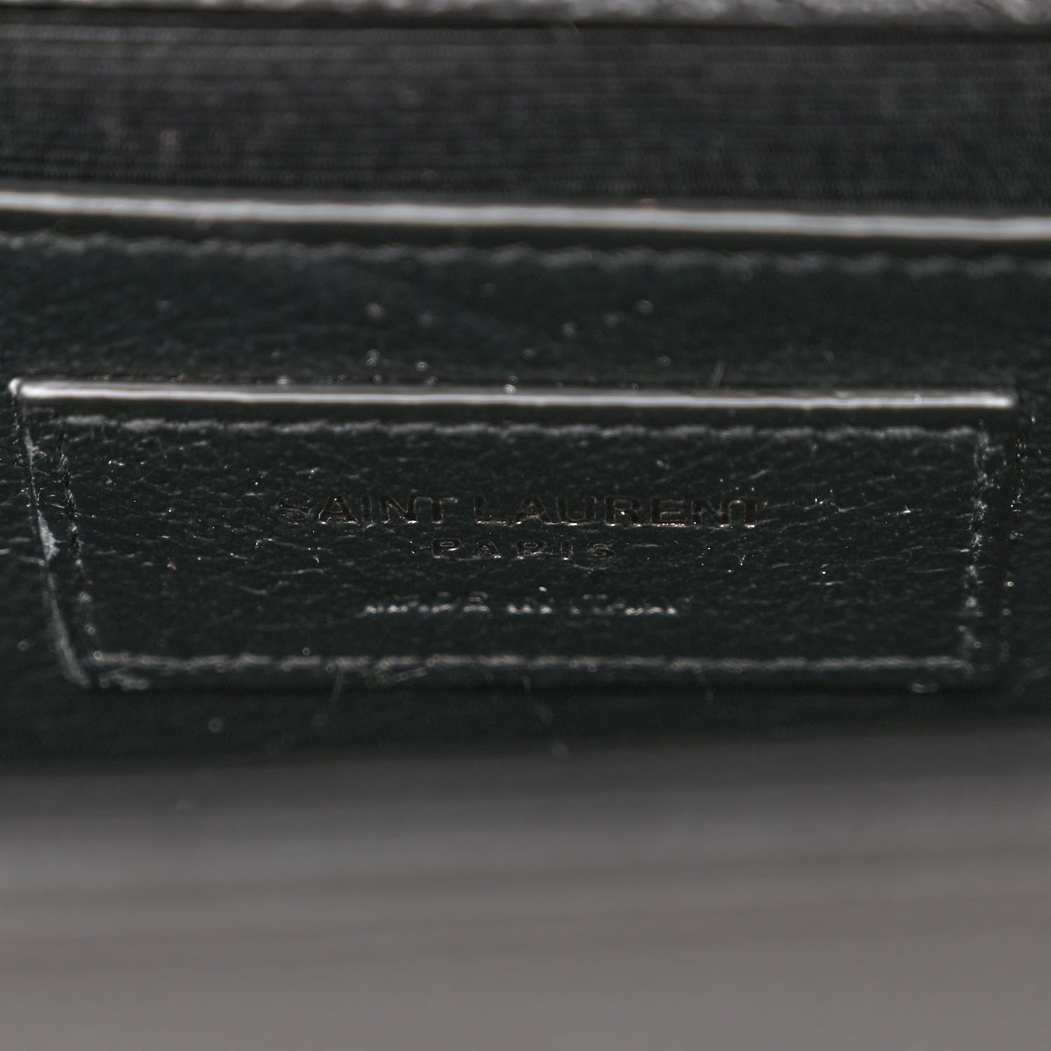 Saint Laurent Grain De Poudre Medium Classic Monogram Monochrome Kate Satchel Black 6 of 11