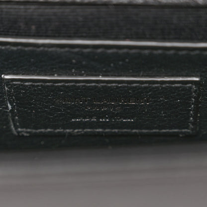 Saint Laurent Grain De Poudre Medium Classic Monogram Monochrome Kate Satchel Black 6 of 11
