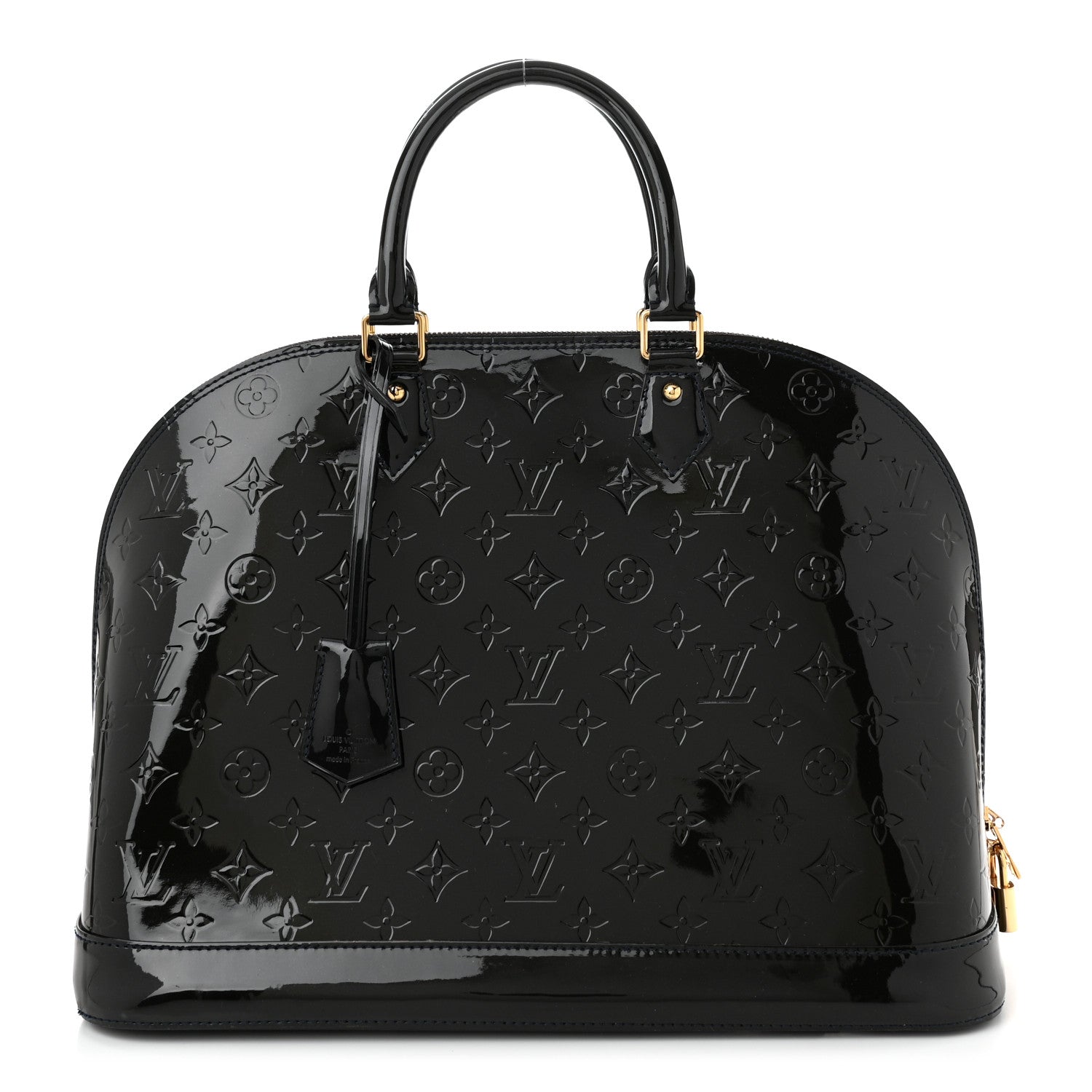 Louis Vuitton Vernis Alma GM Noir Magnetique 1 of 11