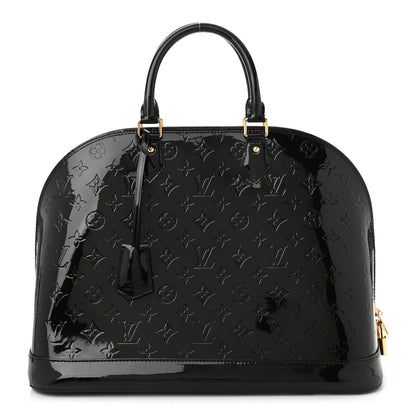 Louis Vuitton Vernis Alma GM Noir Magnetique 1 of 11