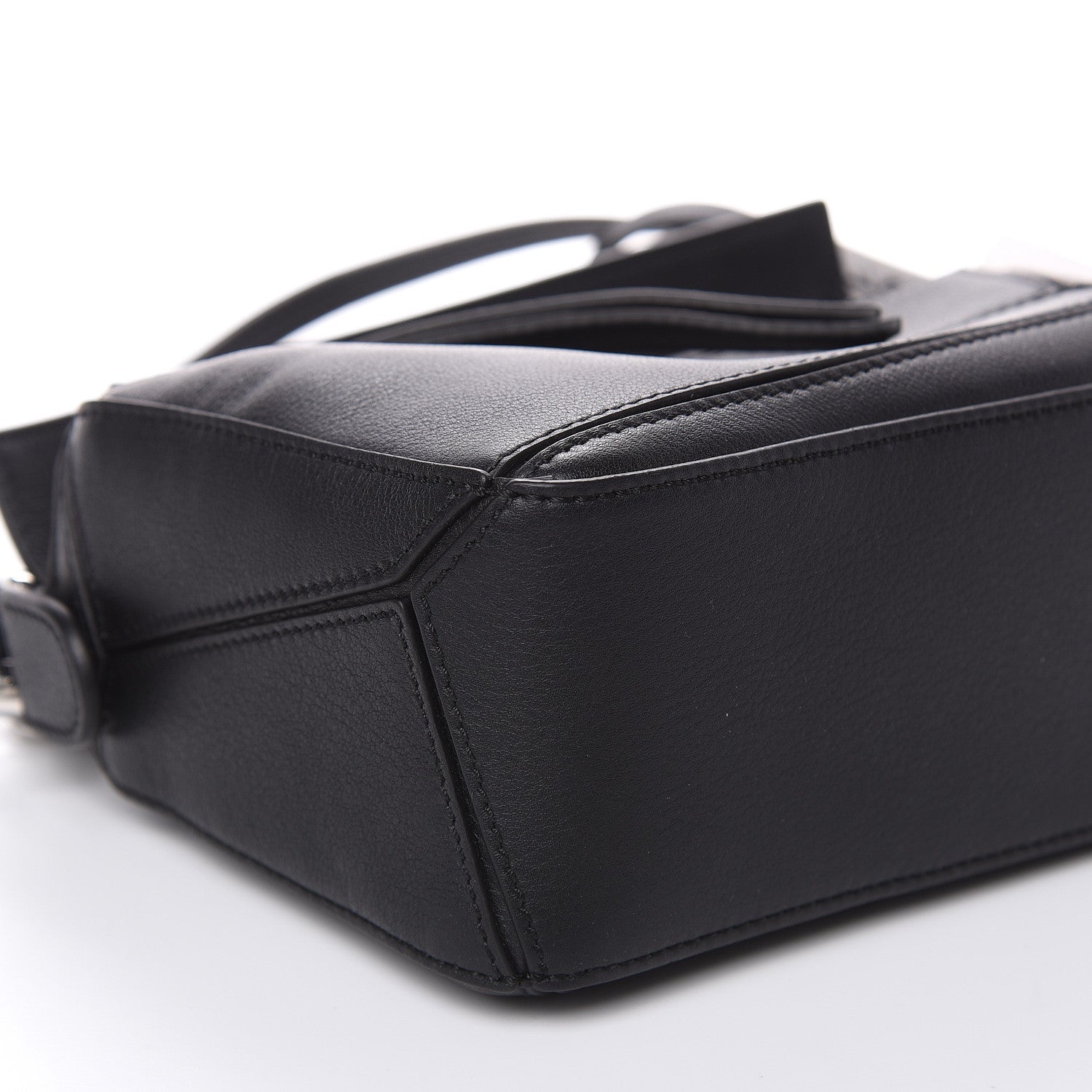 Loewe Calfskin Mini Puzzle Bag Black 8 of 10
