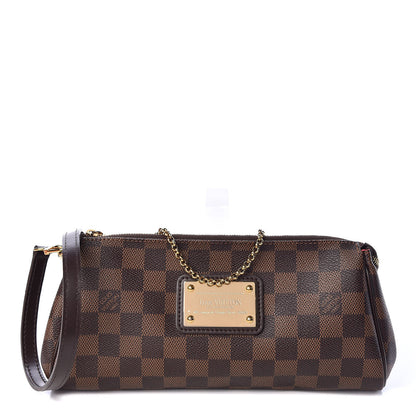 Louis Vuitton Damier Ebene Eva Clutch 1 of 11