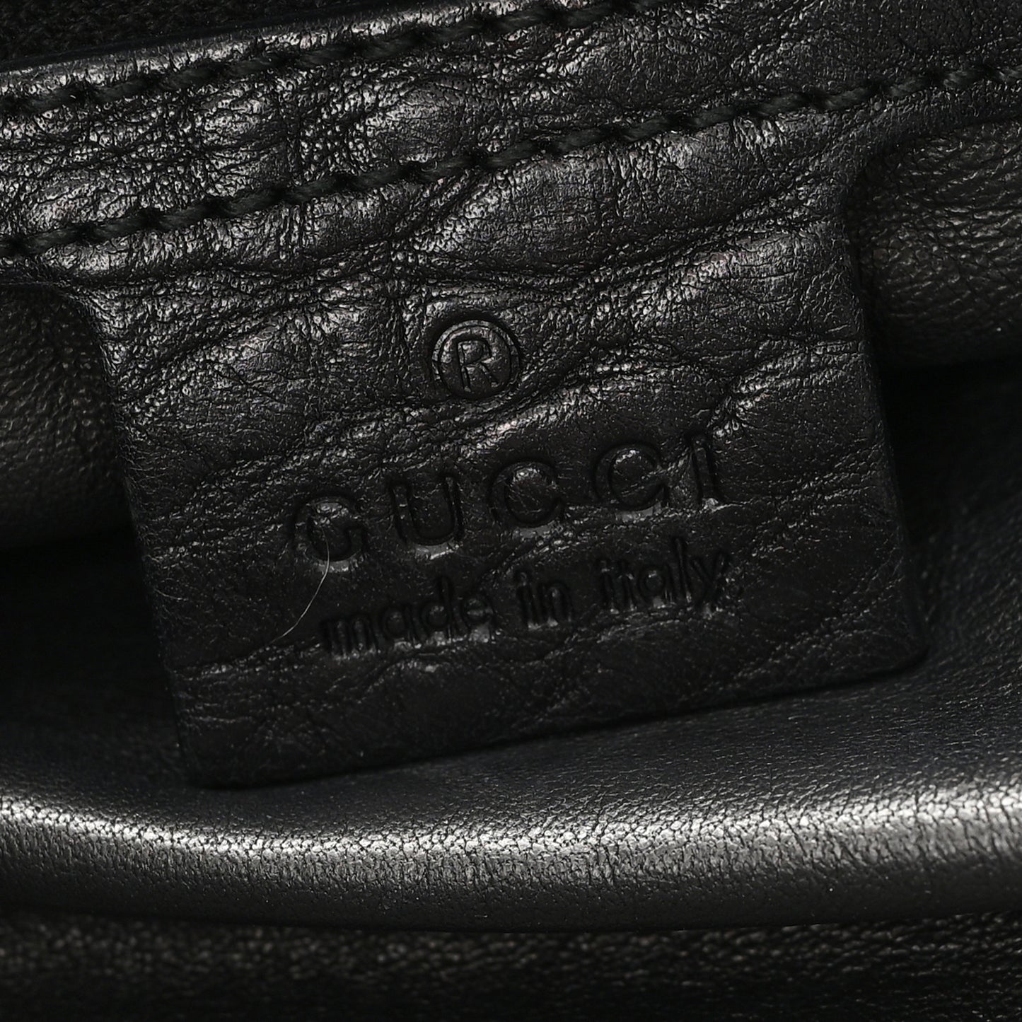 Snakeskin Medium GG Running Tote Black