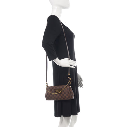 Louis Vuitton Damier Ebene Eva Clutch 3 of 11