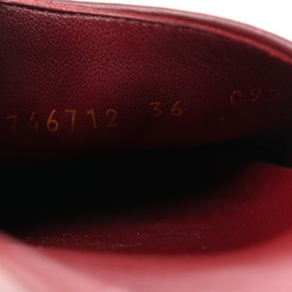Gucci GG Supreme Monogram Womens Horsebit Slippers 36 Rosso Ancora 9 of 9