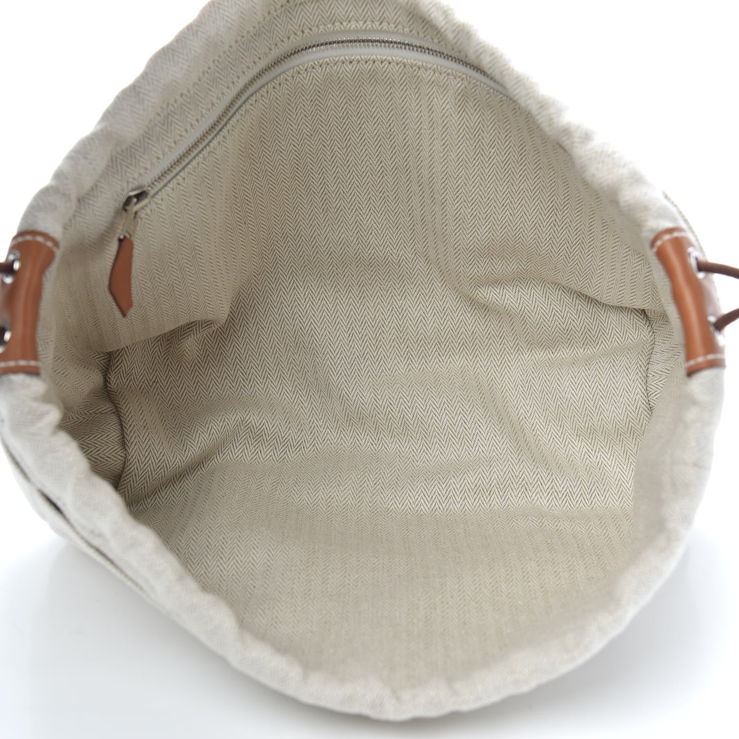 Hermes Canvas Barenia Fourbi 25 MM Pouch Naturel Fauve 5 of 10