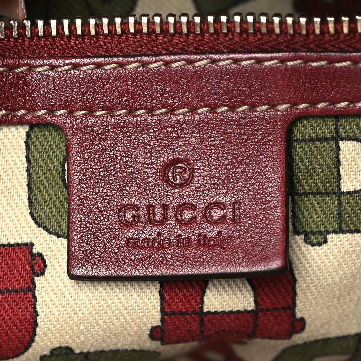 Guccissima Shoulder Bag Red