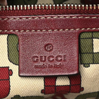 Gucci Guccissima Shoulder Bag Red 6 of 10