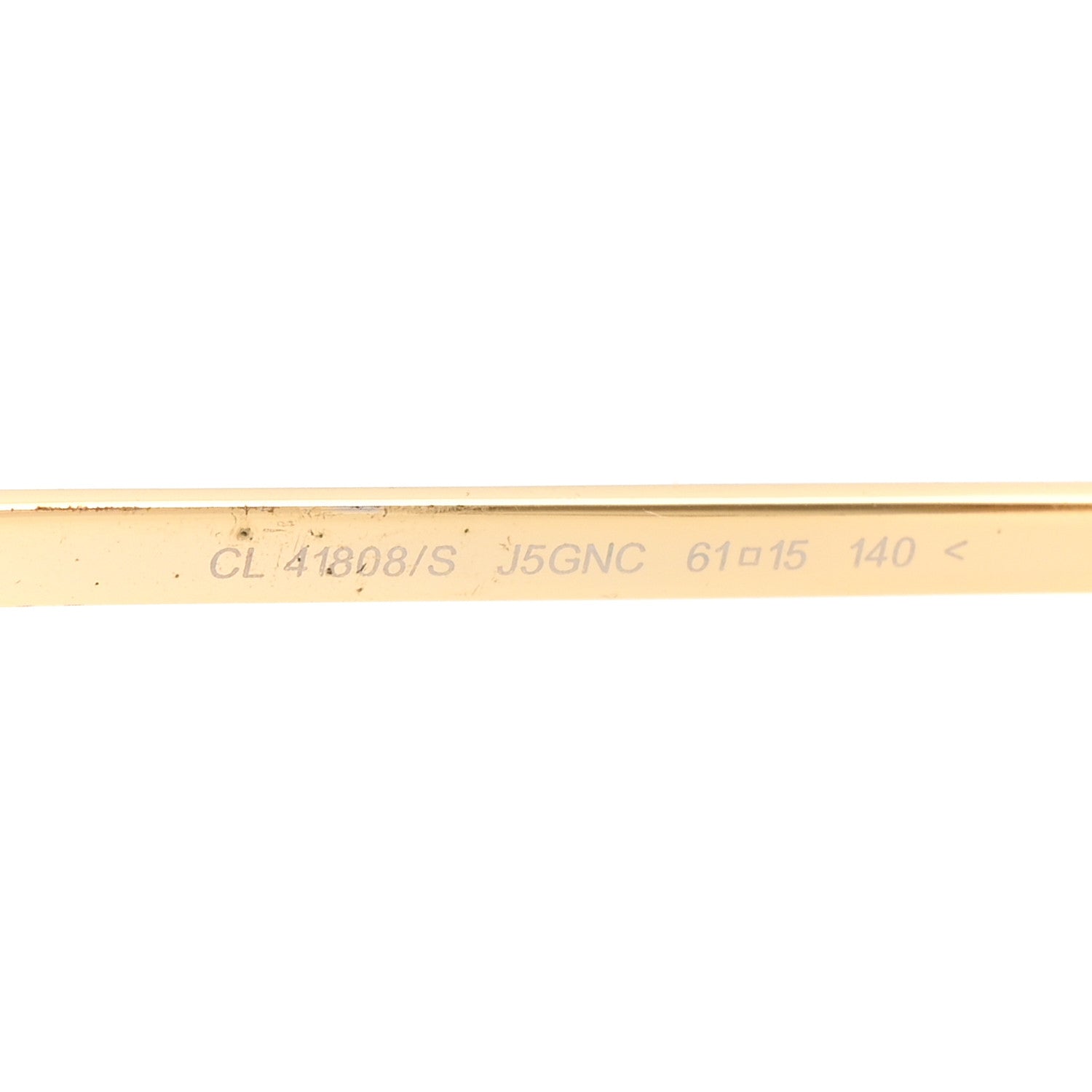 Celine Metal Sunglasses CL 41808/S Gold 11 of 16