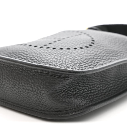 Hermes Taurillon Clemence Evelyne TPM Black 9 of 10