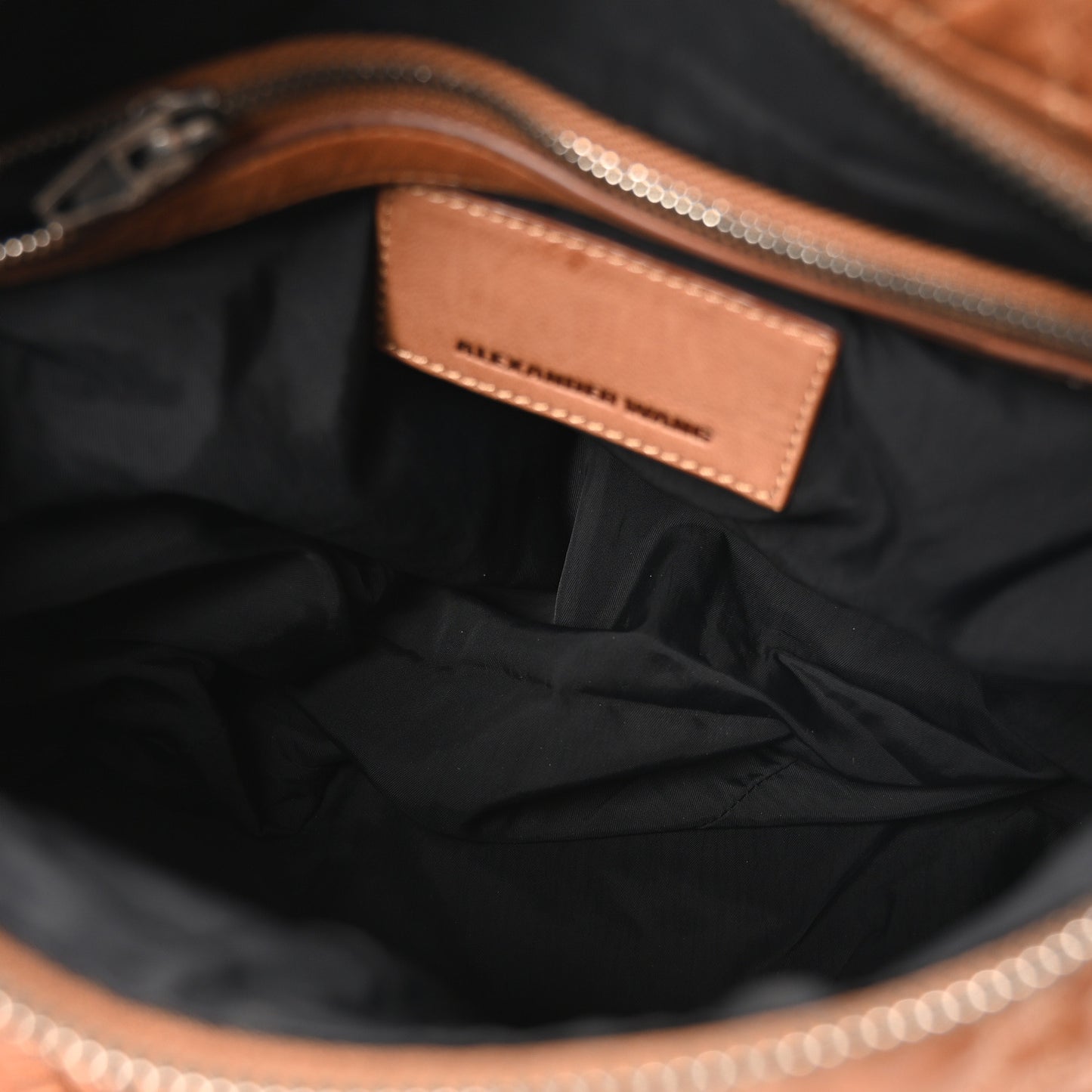 Lambskin Quilted Rocco Duffel Brown
