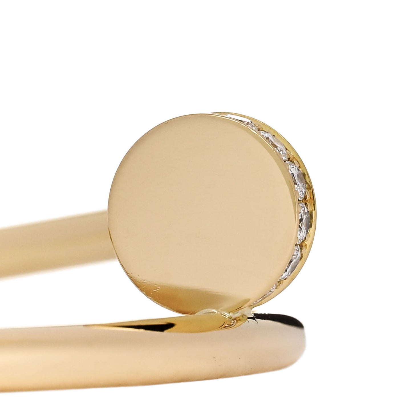 18K Yellow Gold Diamond Juste Un Clou Bracelet 16