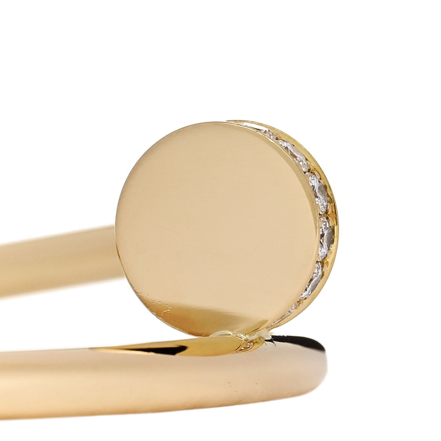 Cartier 18K Yellow Gold Diamond Juste Un Clou Bracelet 16 3 of 5