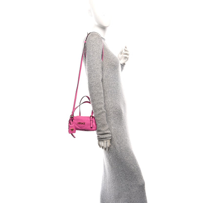 Versace Lambskin Tag Bowling Bag Pink 2 of 9