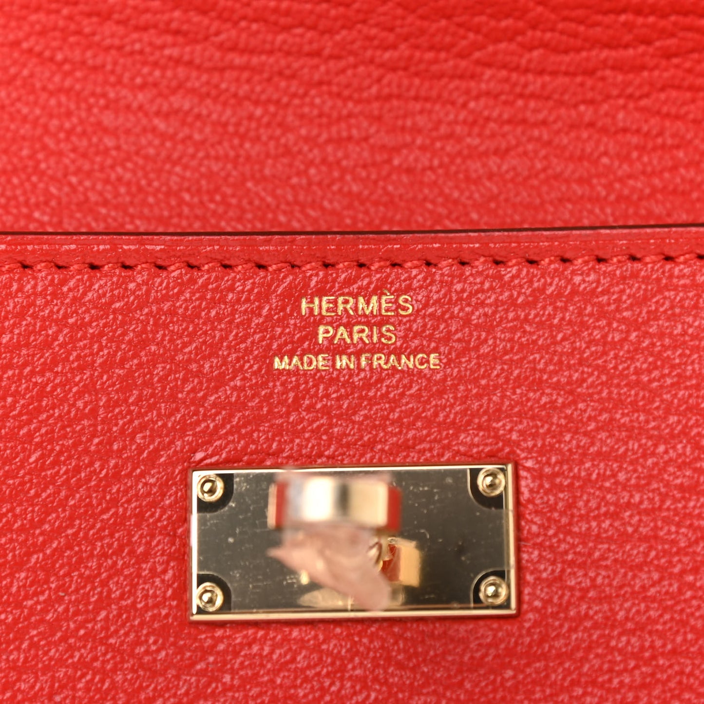 Chevre Mysore Kelly Longue Wallet Rouge Tomate