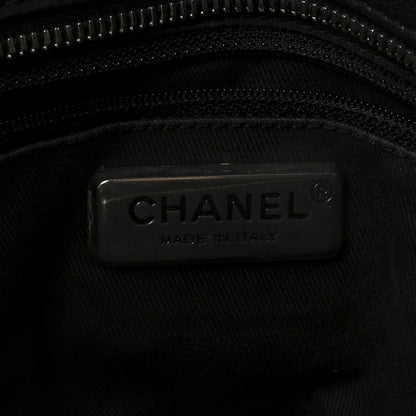 Chanel Distressed Caviar Outdoor Ligne Tote Black 6 of 10